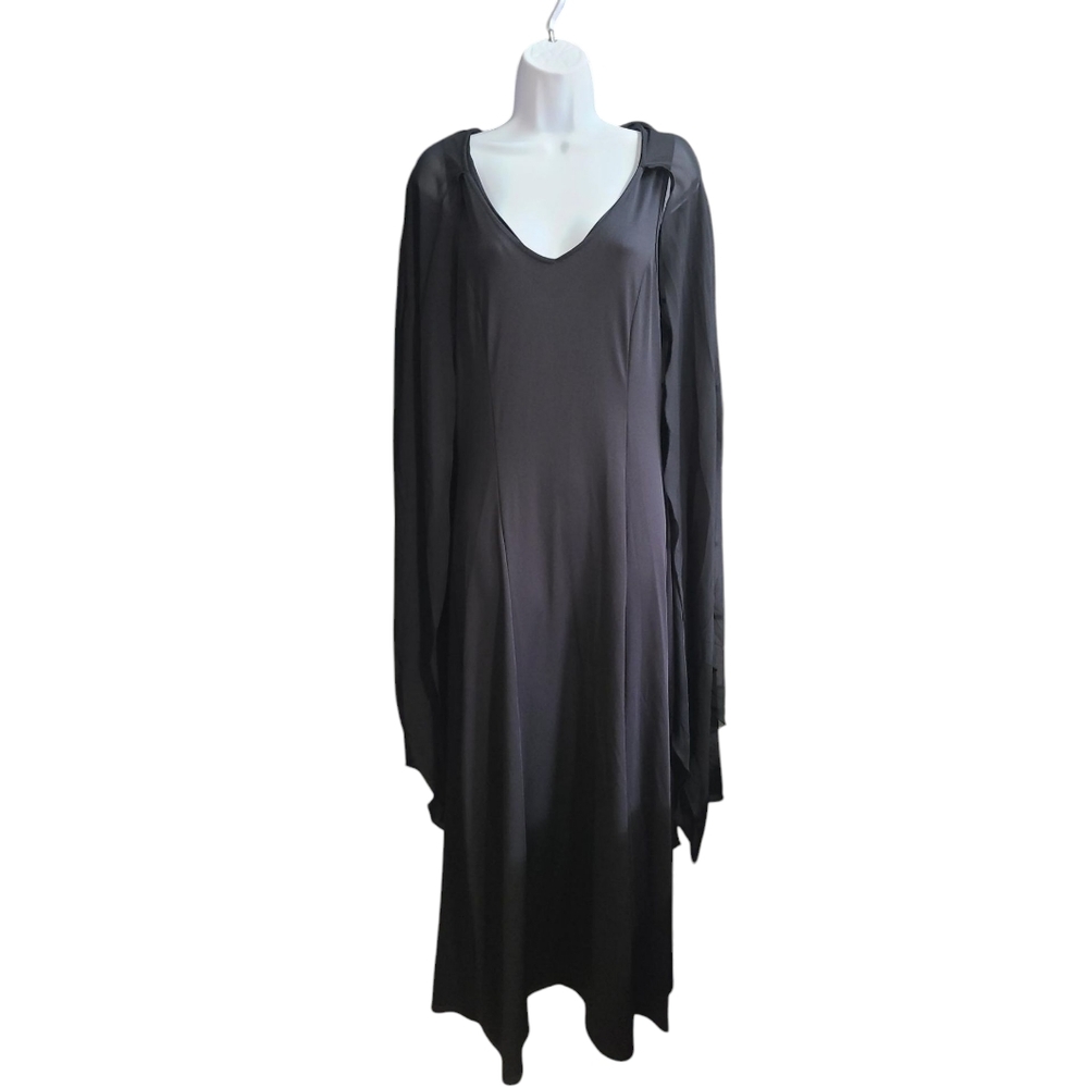 SPIRIT HALLOWEEN witch dress with cape S/M